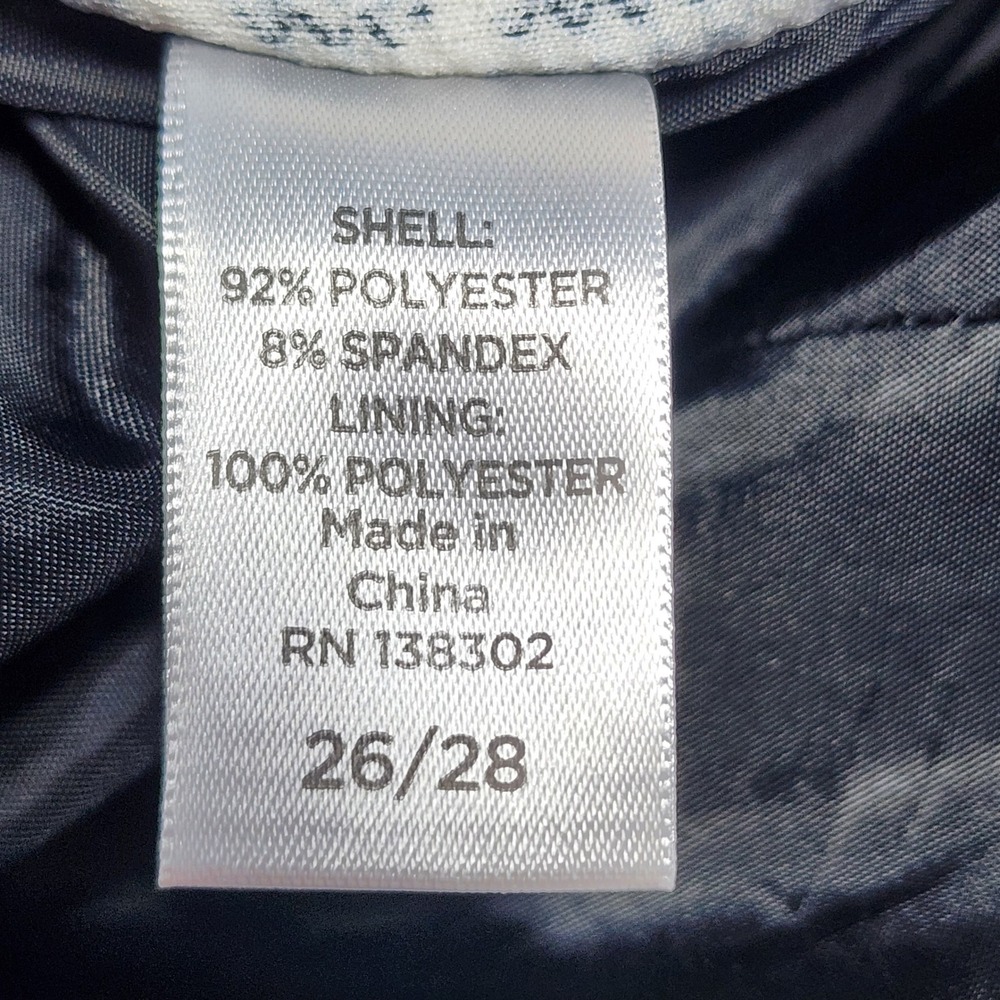 Y2K Avenue Black Print Blazer Jacket Plus 26 28 Office Resortwear Stretch Travel - Picture 7 of 14